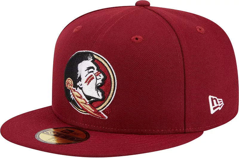

Мужская облегающая шляпа New Era Florida State Seminoles Garnet 59Fifty