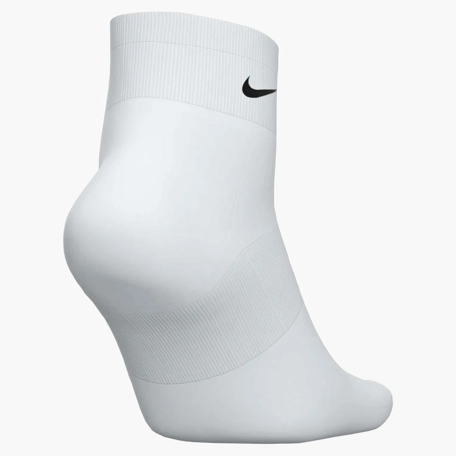 Мужские носки для фитнеса с Dri-FIT технологией Nike, White — фото 3