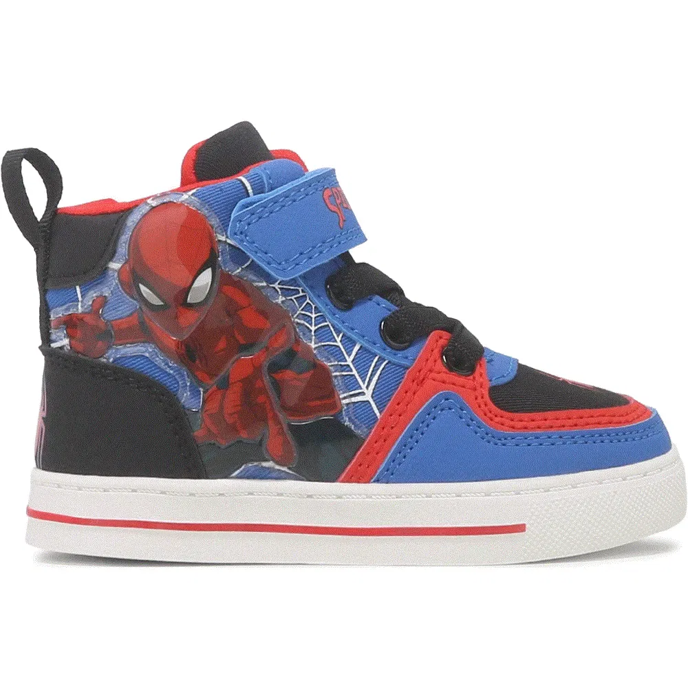 Детские высокие кеды Spider-Man, Blue/Red