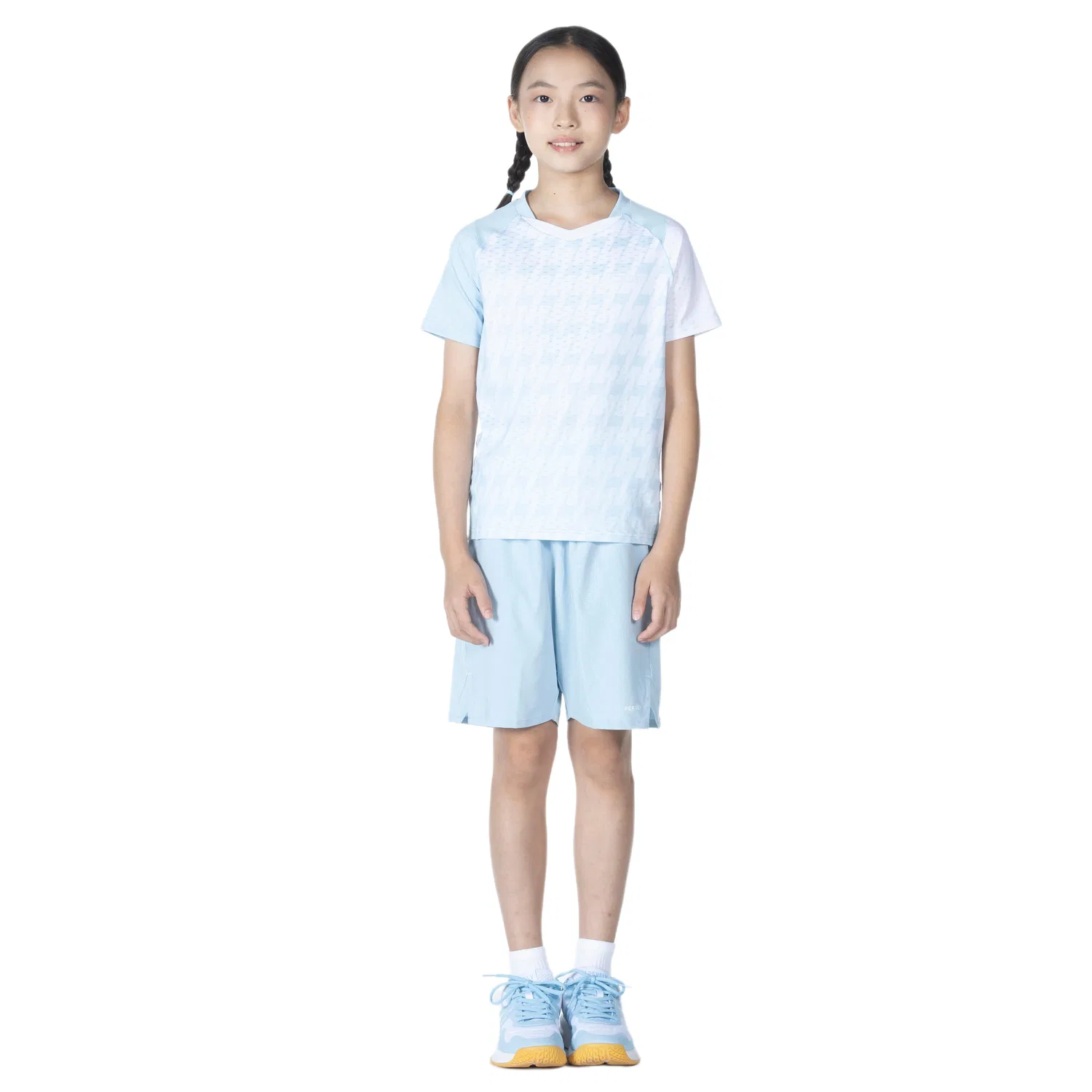 Детская футболка хлопковая DECATHLON, Caribbean Blue — фото 4
