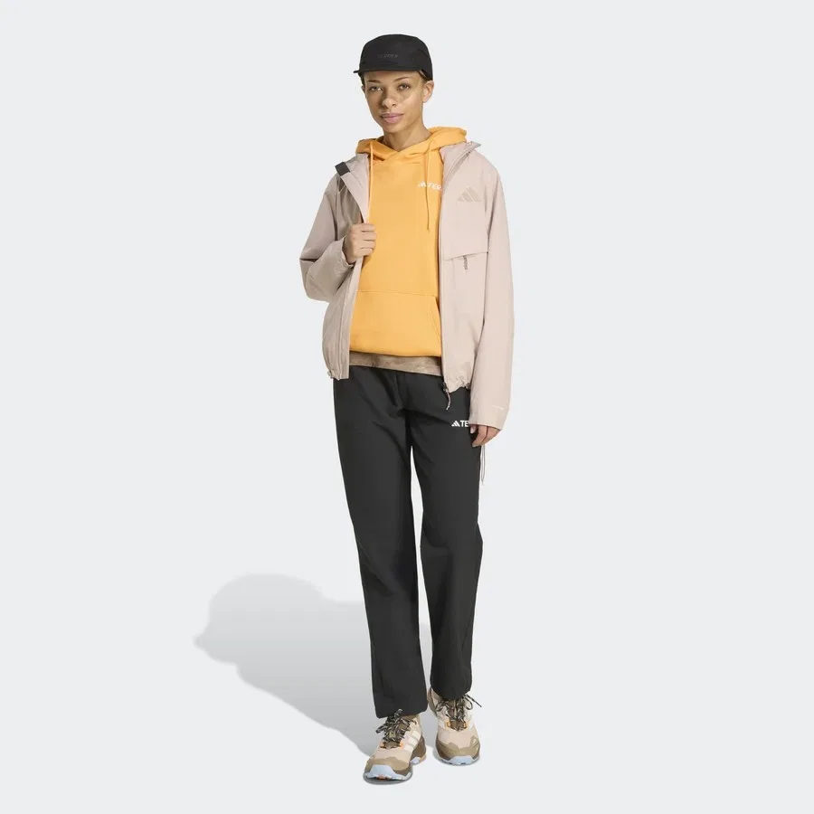 Женский дождевик Terrex Multi 2 Layer Climaproof adidas, Кремовый — фото 4