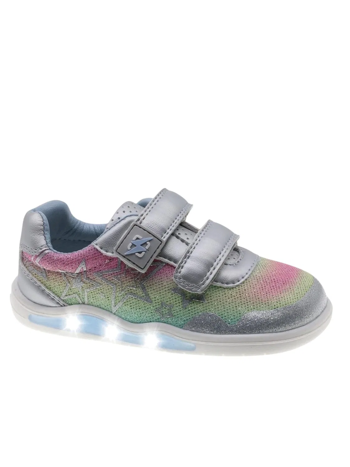 Кроссовки Beppi Lighting Shoes серебристого цвета