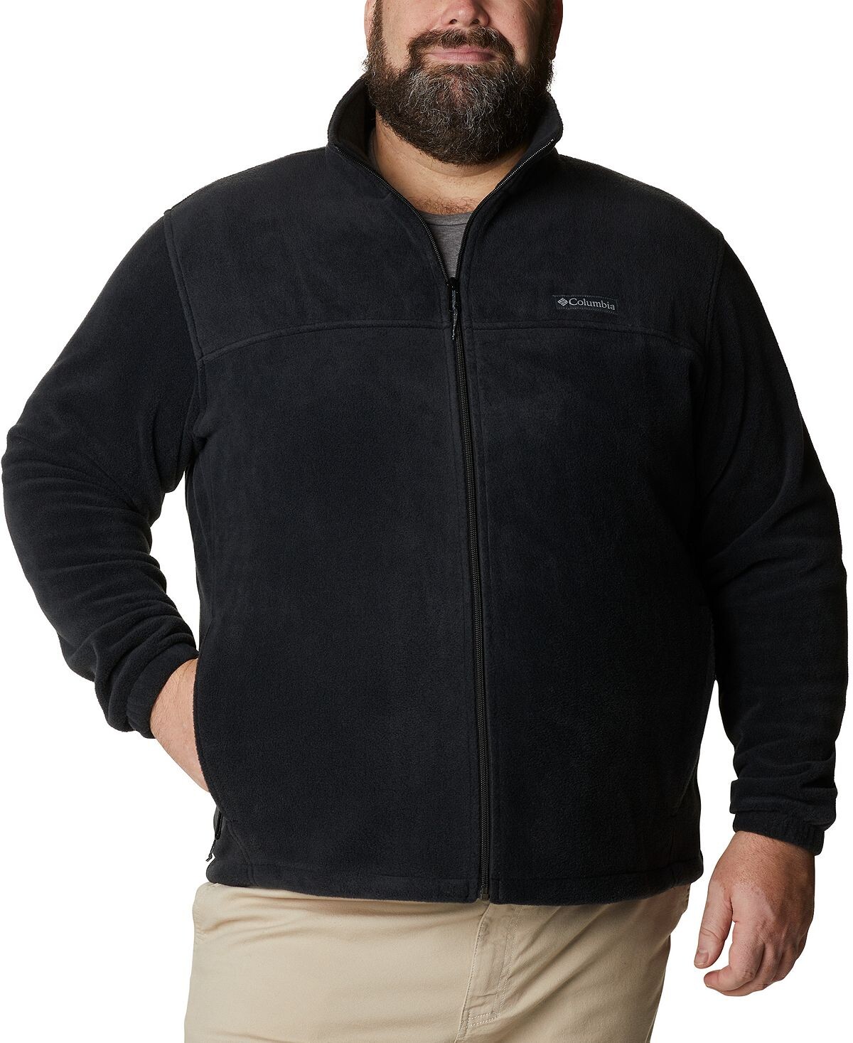 

Мужская флисовая куртка big & tall steens mountain fleece Columbia, черный