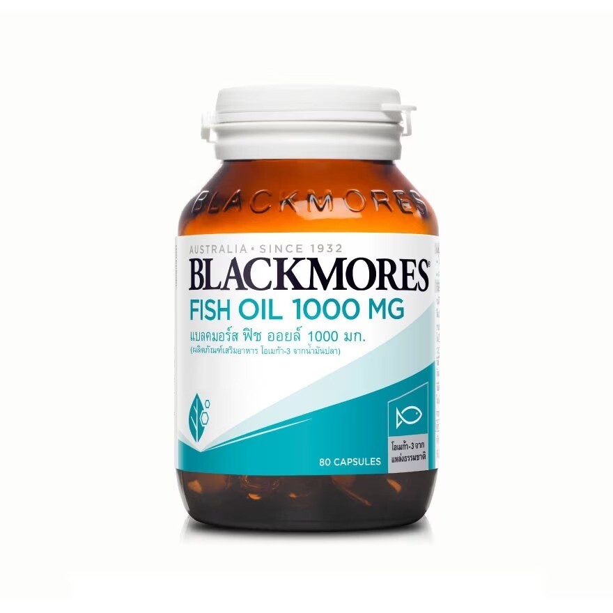 

Добавка Blackmores Fish Oil 1000 мг, 80 капсул