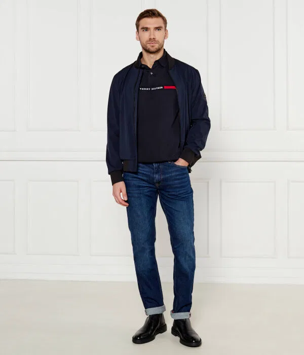 Мужское поло с коротким рукавом Tommy Hilfiger, Blu Marino — фото 2