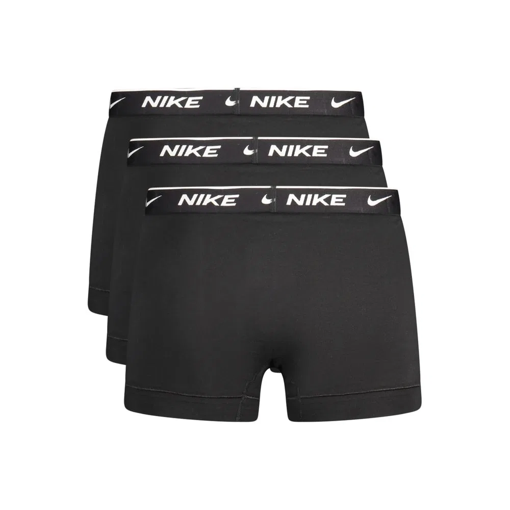 Мужские трусы-боксеры хлопковые комплект из 3 штук Nike, Black — фото 2