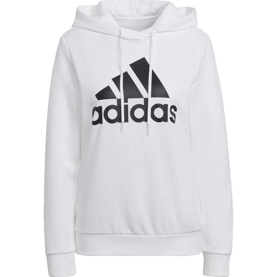 Худи свободного кроя с логотипом Sportswear HD1800 Essentials Relaxed Logo Hoodie adidas, Бело-черный — фото 3