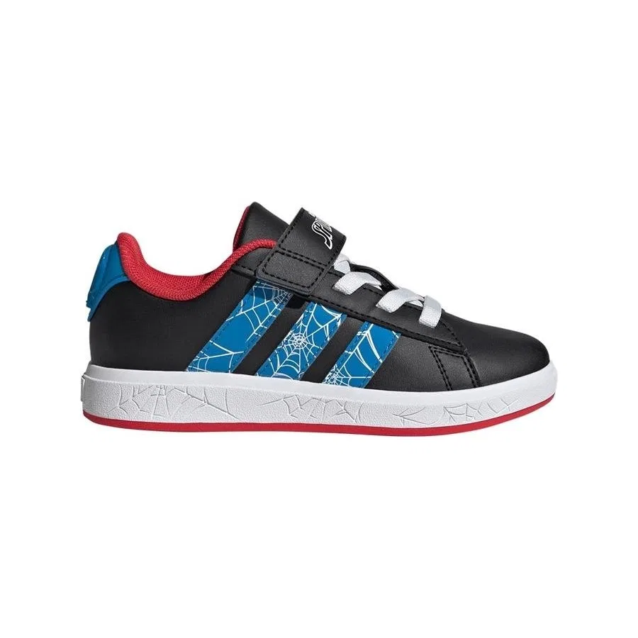 Детские кроссовки с дизайном Spider-Man GRAND COURT SPIDER-MAN EL K adidas, Синий