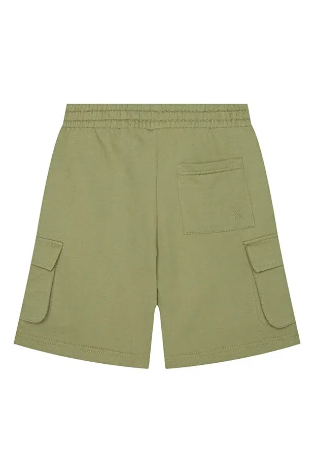 Детские шорты для мальчиков полосатые United Colors Of Benetton, Khaki — фото 3