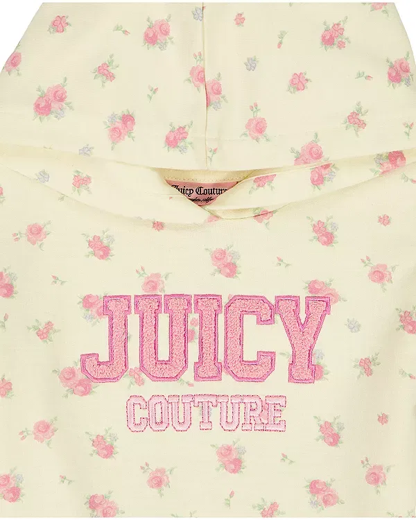Детский комплект для девочек из футера Juicy Couture, Soft Yellow — фото 3