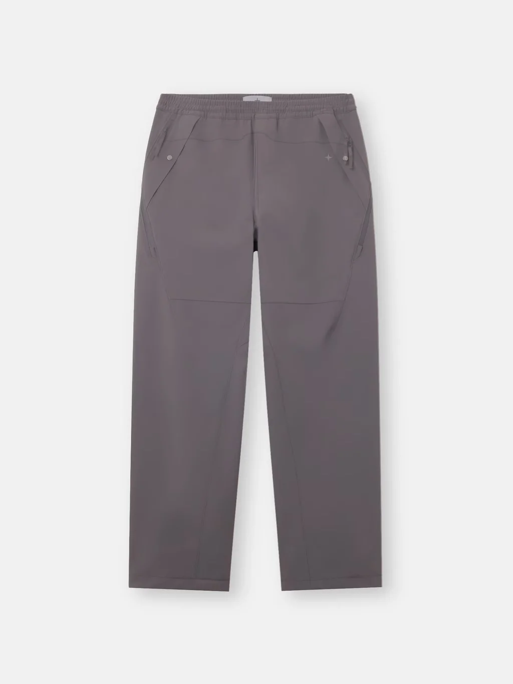Мужские брюки-джоггеры Stone Island Loose-fit With Drawcord Cuffs, серый — фото 3