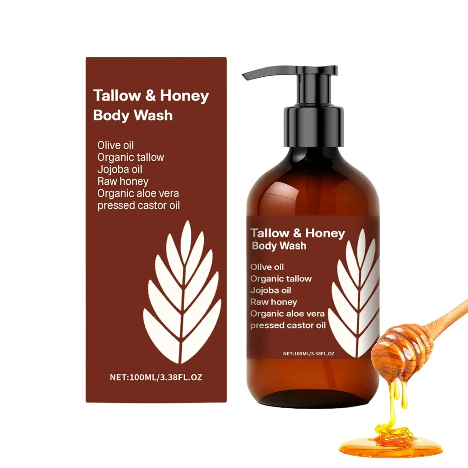 Гель для душа Tallow and Honey Body Wash, 100 мл, RadiantRe