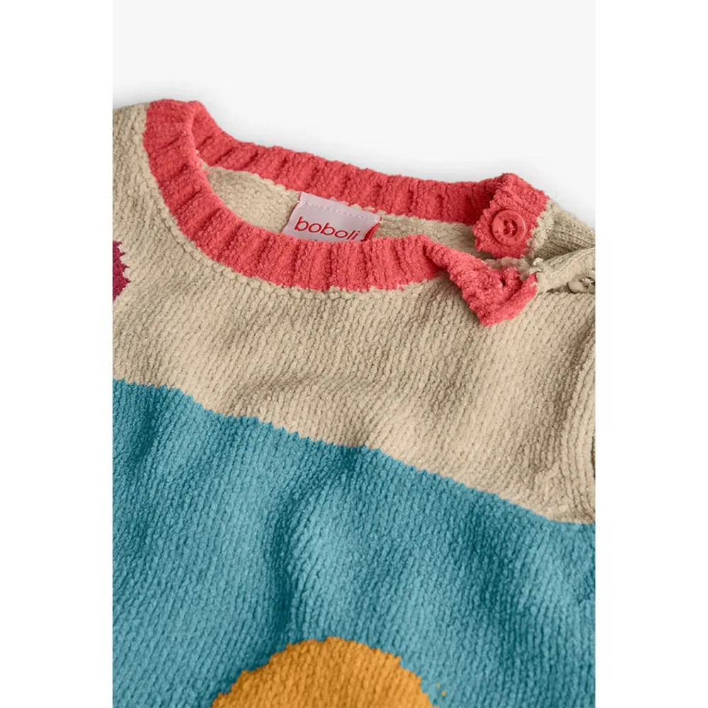 Свитер Boboli Knitwear, бежевый — фото 3