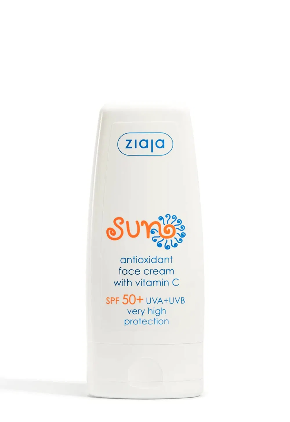 Крем для лица солнцезащитный SPF 50+ с витамином C, 50 мл Ziaja