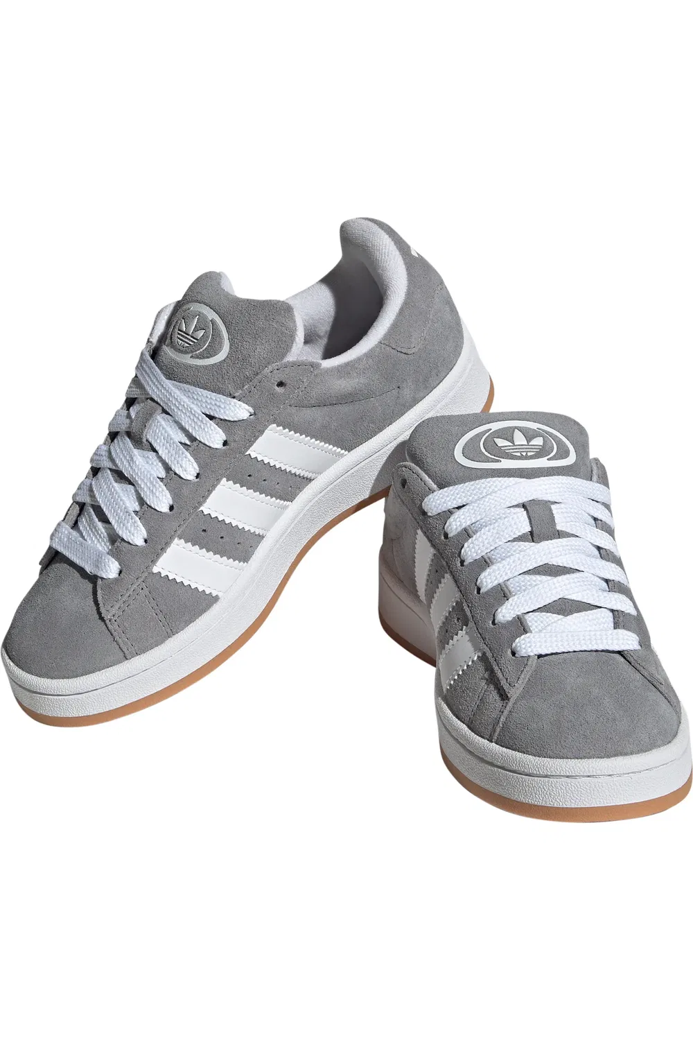 Кроссовки детские Campus 00s adidas, серый/белый/белый — фото 3