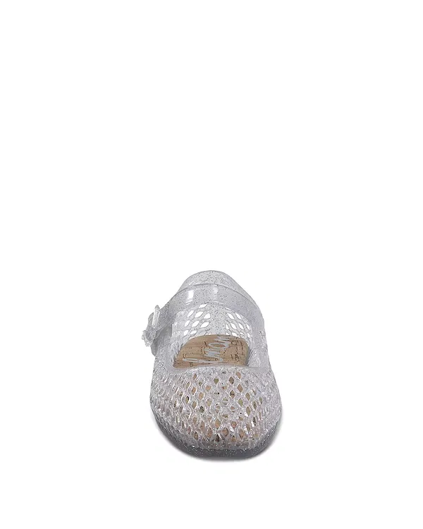 Детские балетки для девочек с принтом Quinn Sam Edelman, Clear — фото 4