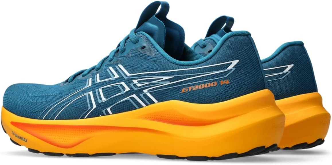 Беговые кроссовки ASICS GT-2000 14 для мужчин, белый/бирюзовый — фото 3