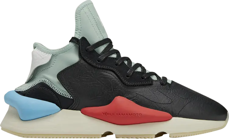 

Кроссовки Adidas Y-3 Kaiwa 'Black Blush Green', черный