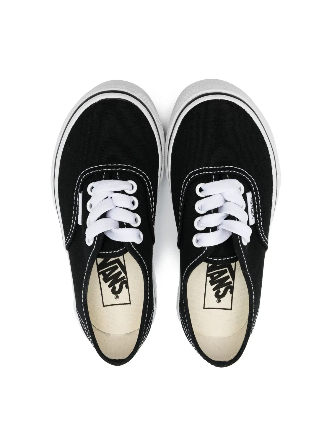 Кеды на шнуровке Vans Kids, черный — фото 3