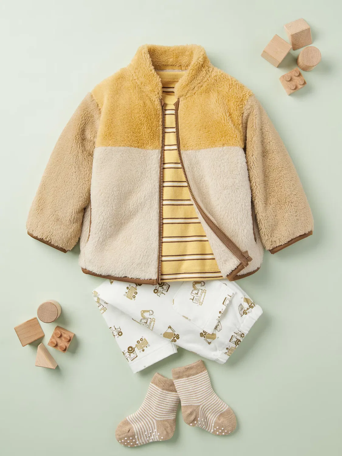 Куртка Uniqlo, флисовая, на молнии, синий — фото 3
