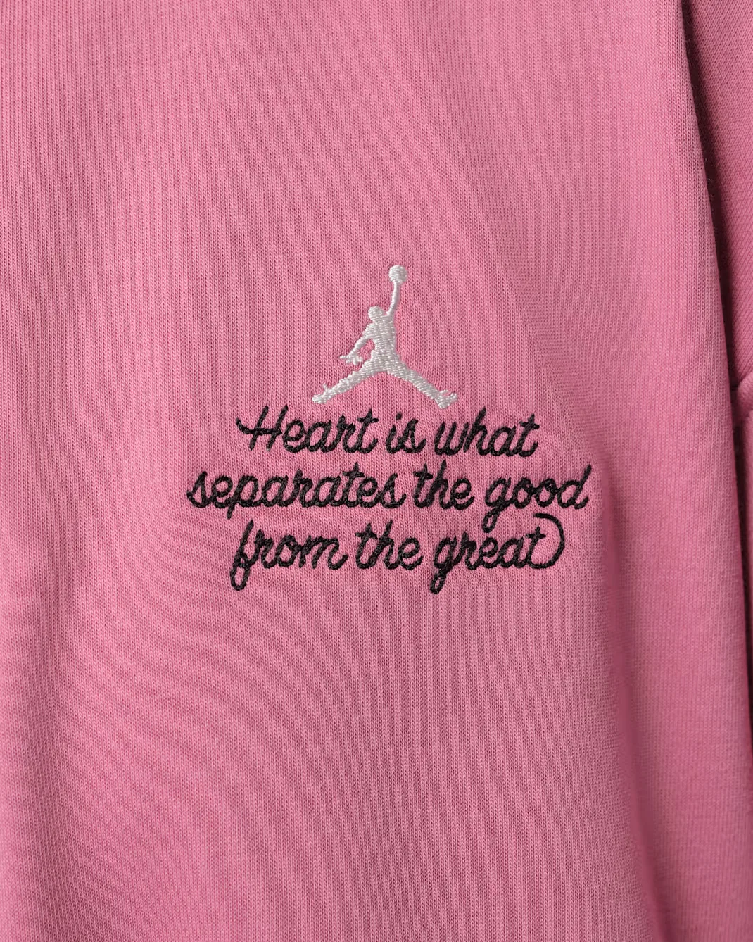 Укороченный женский топ с молнией на четверть длины Jordan Brooklyn Fleece, Desert Berry/Sail — фото 4