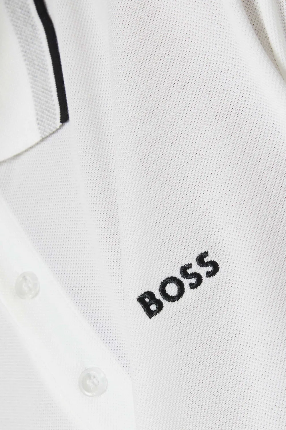 Поло из органического хлопка пике BOSS — фото 4