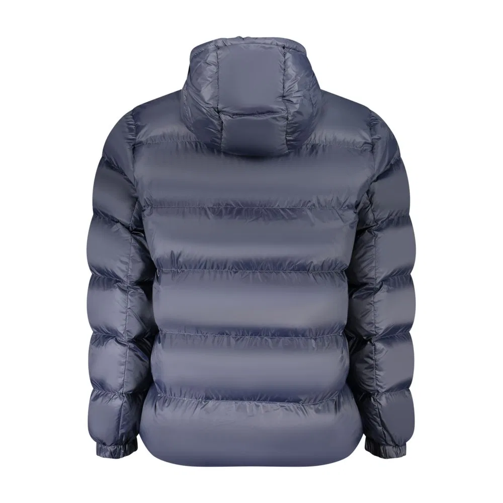 Мужская куртка с капюшоном на молнии, синяя, Calvin Klein, Blue — фото 2