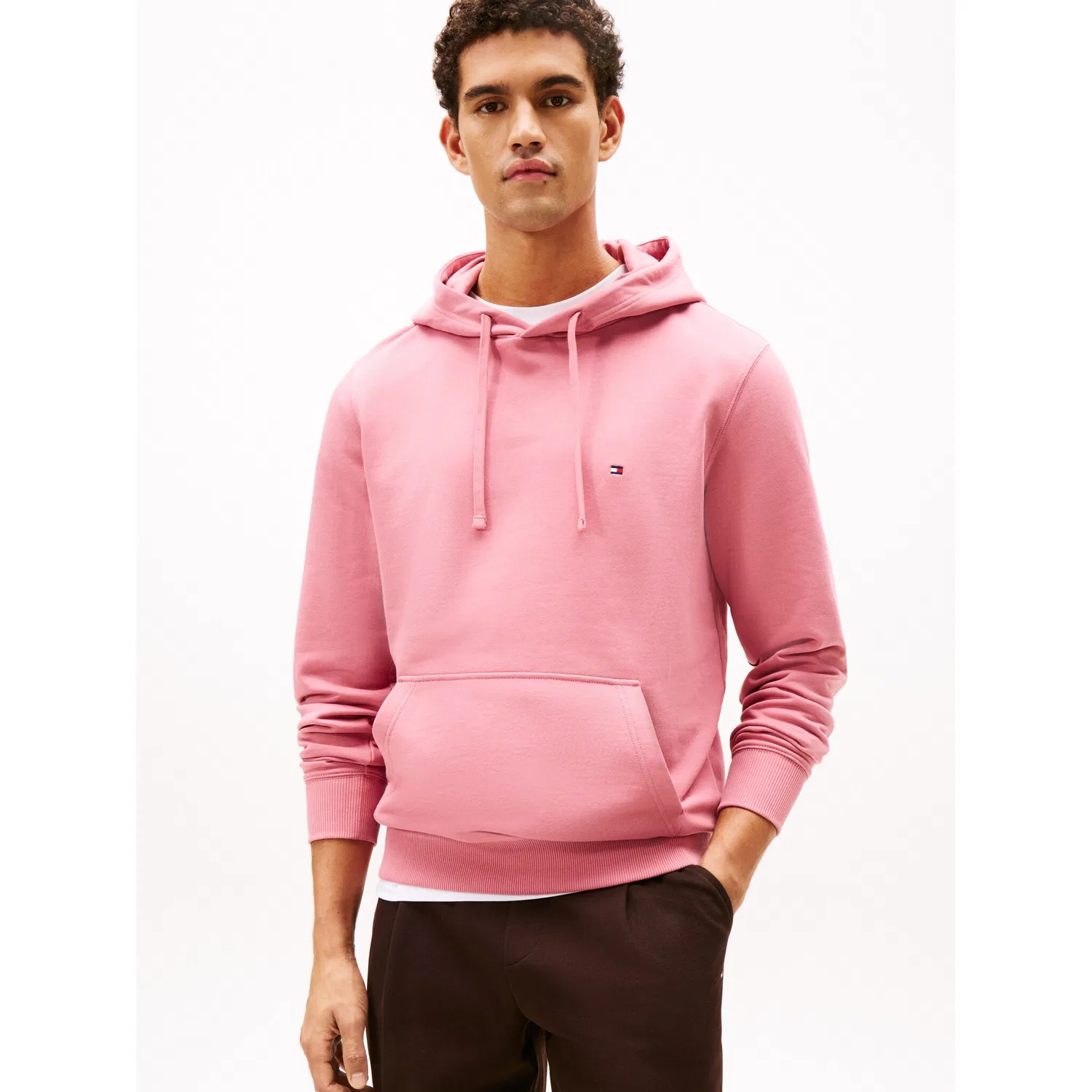Мужской худи с капюшоном на кулиске Tommy Hilfiger, Camellia Blush