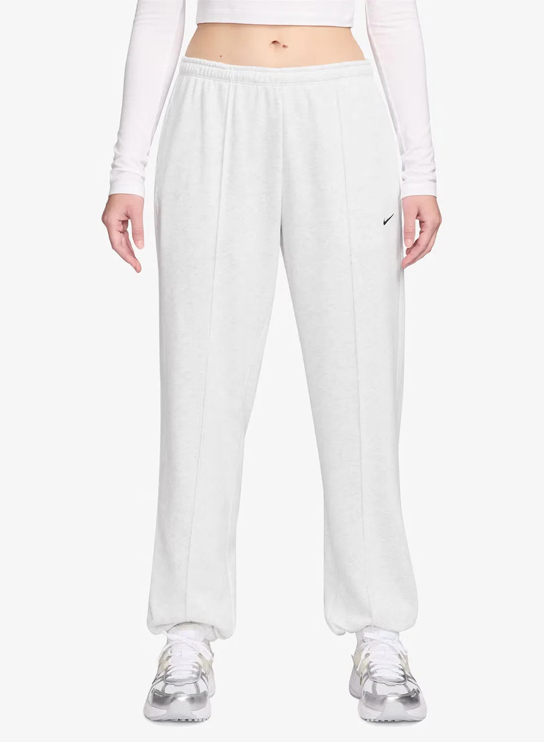 Штаны из флиса с логотипом NSW Chill Fleece Nike, бежевый