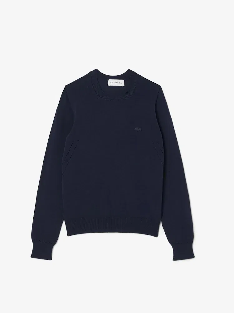 Свитер LACOSTE AF4145, хлопковый, круглый вырез — фото 4