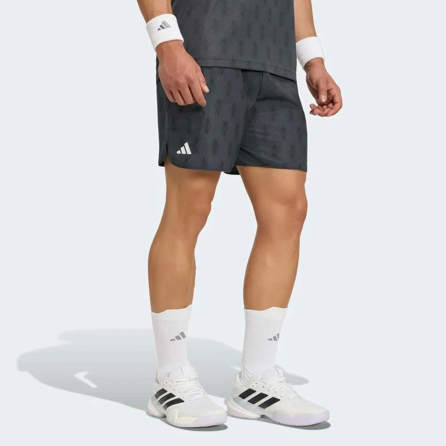 Шорты спортивные с принтом Climacool adidas, Черный