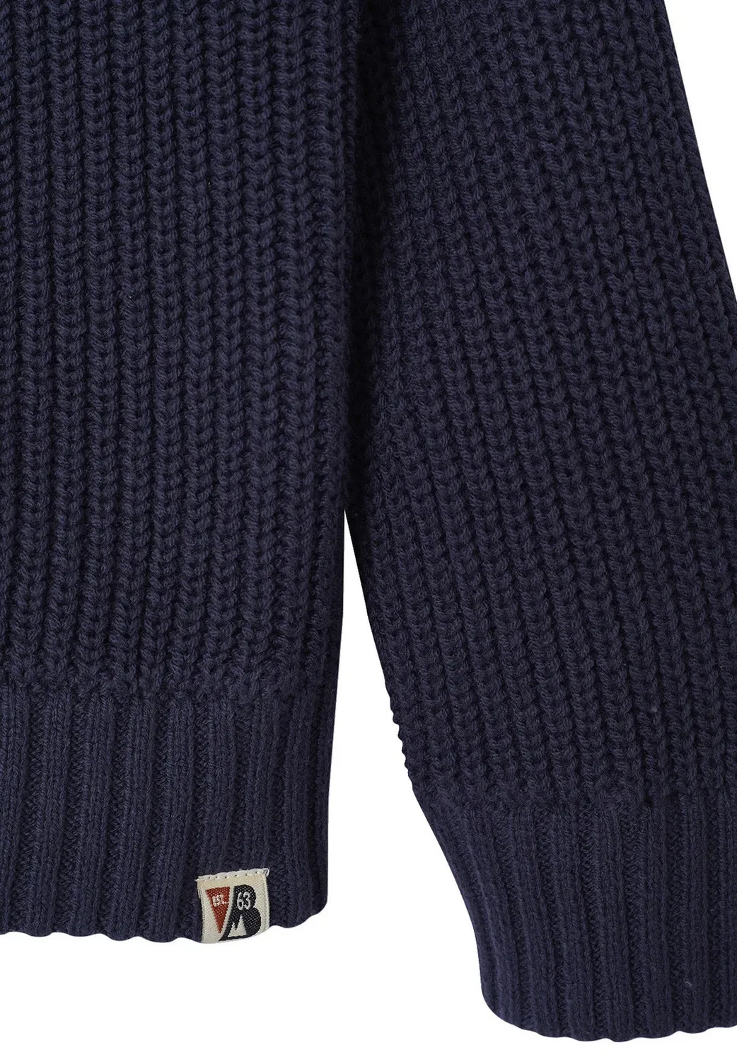 Strickjacke mit stehkragen für jungen - кардиган Vertbaudet, Marine — фото 4