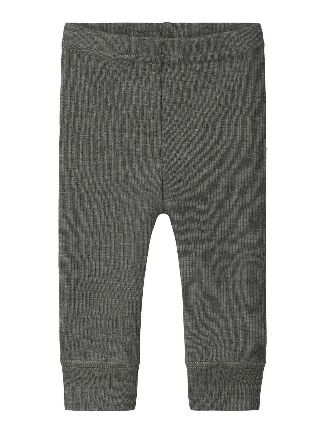 Леггинсы шерстяные NBNWAX WOOL RIB LEGGING Name It, зеленый