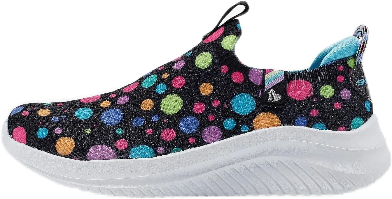 Детские кроссовки для девочек Ultra Flex 3.0 Skechers, Black/Multi