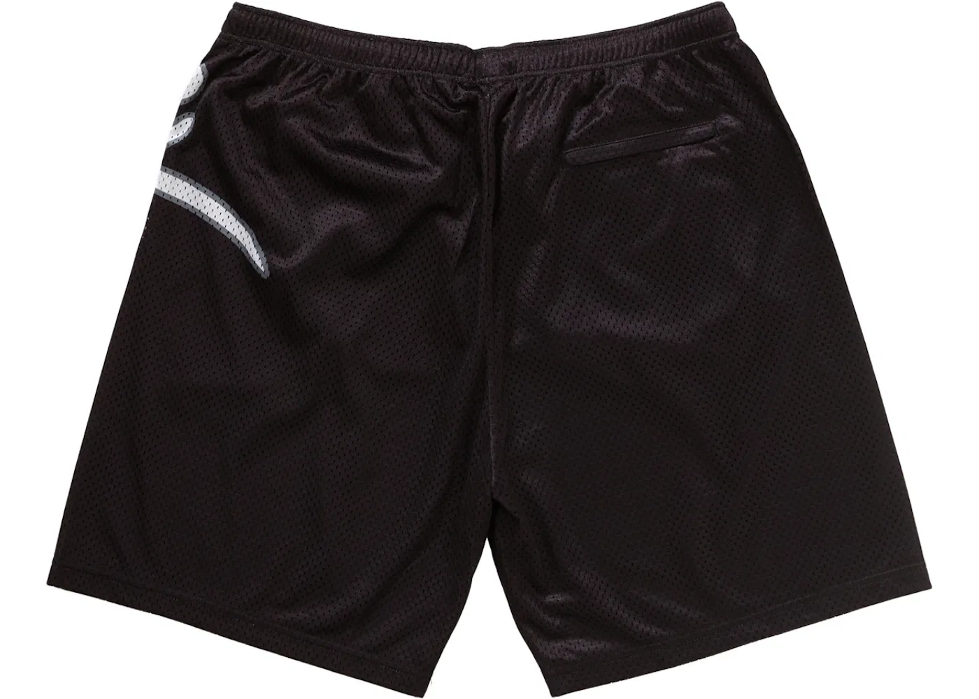 Мужские шорты с принтом Big Script Mesh Short Supreme, Black — фото 2