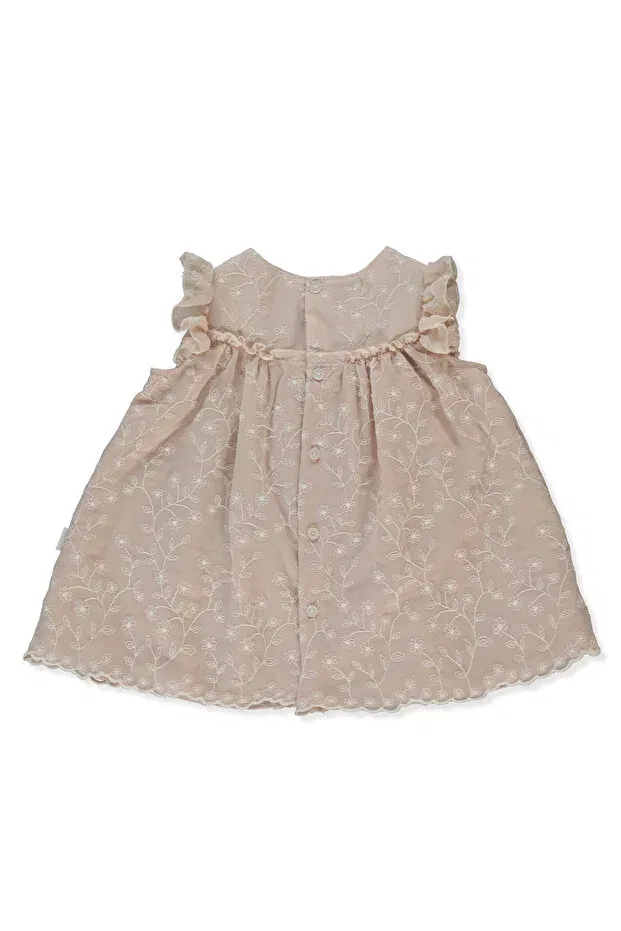 Детское платье для девочек с длинным рукавом Woven dress (for princess) dried rose Bebetto, Rose Dry — фото 2