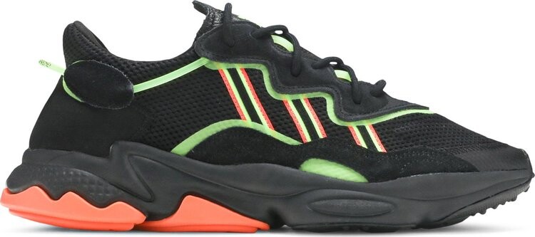 

Кроссовки Adidas Ozweego 'Black Green Orange', черный