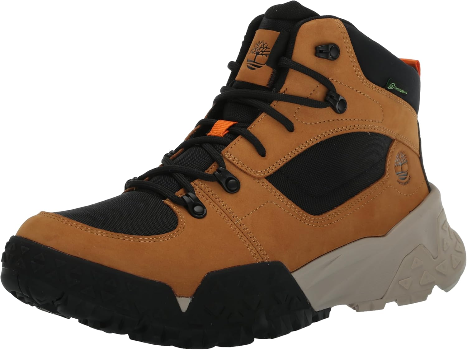 

Timberland мужские Motion Scramble Mid Lace Up Waterproof походные ботинки, Wheat Nubuck