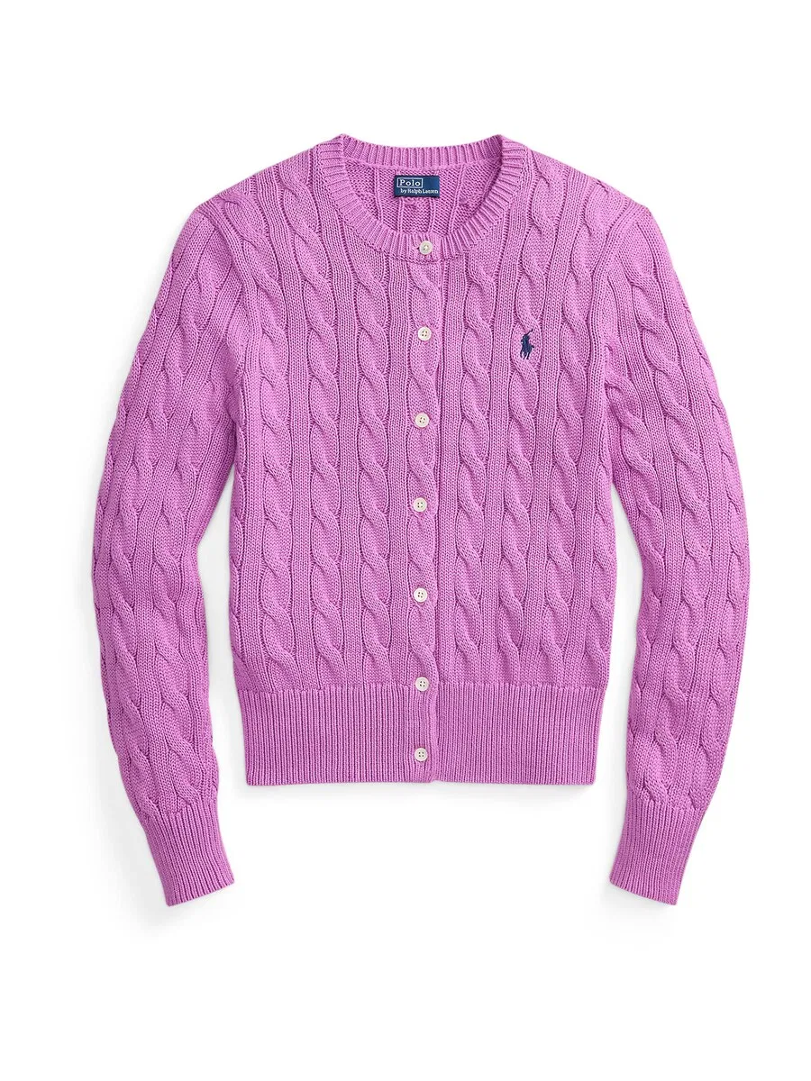 Вязаный кардиган Polo Ralph Lauren в цвете Питайя