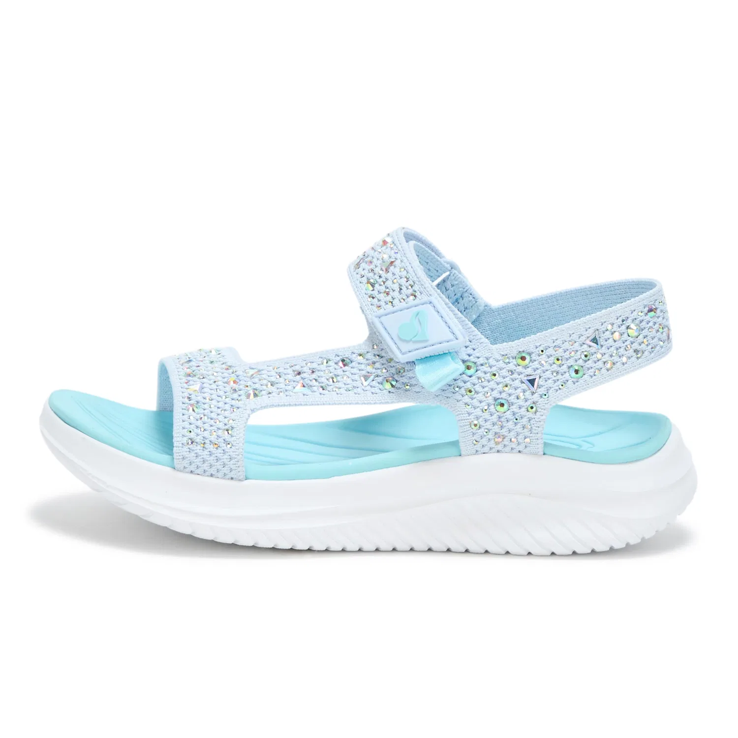 Детские кроссовки для девочек с принтом Ultra Flex 3.0 Skechers, Azure — фото 2
