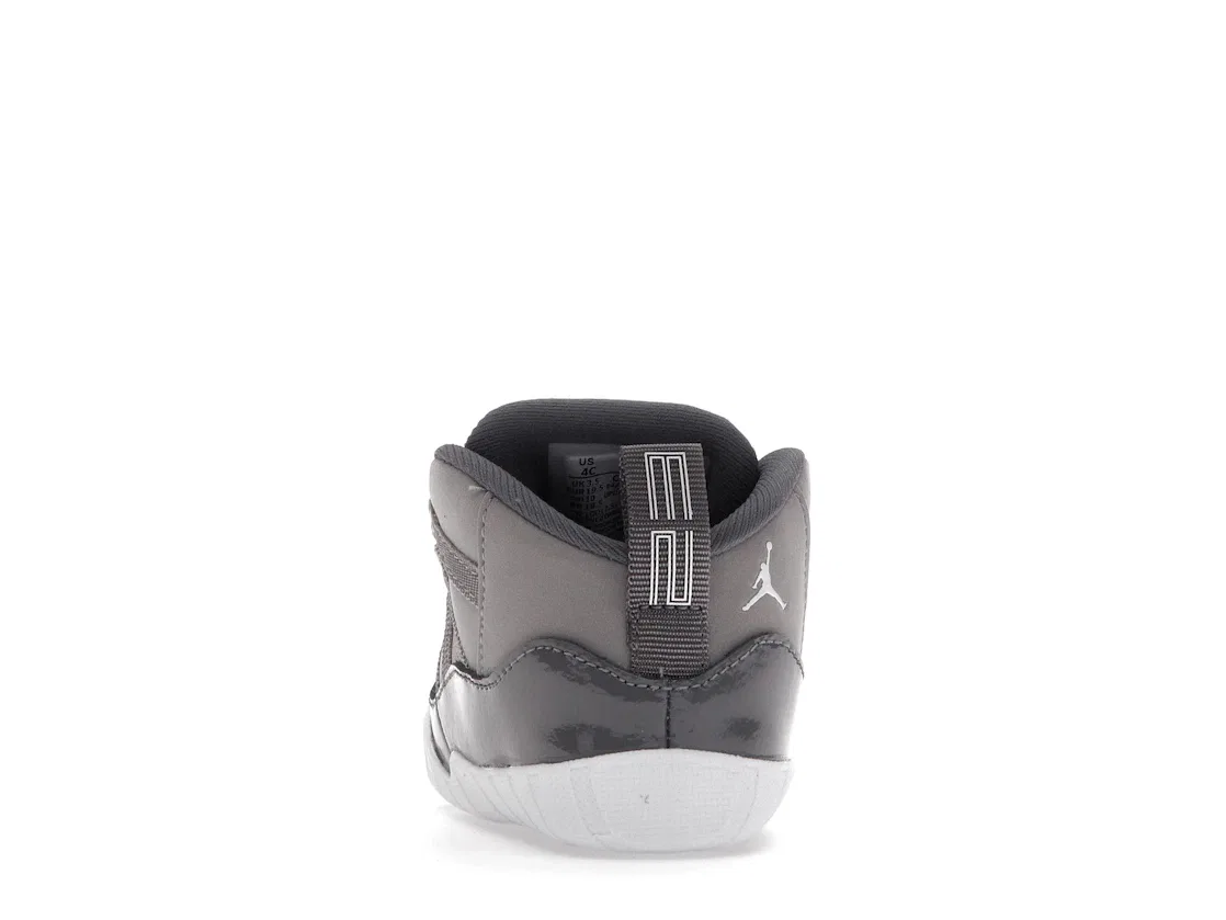 Детские кроссовки Lifestyle с принтом Jordan 11 Retro Crib Bootie Jordan, Medium Grey/Multi-Color/Multi-Color — фото 4