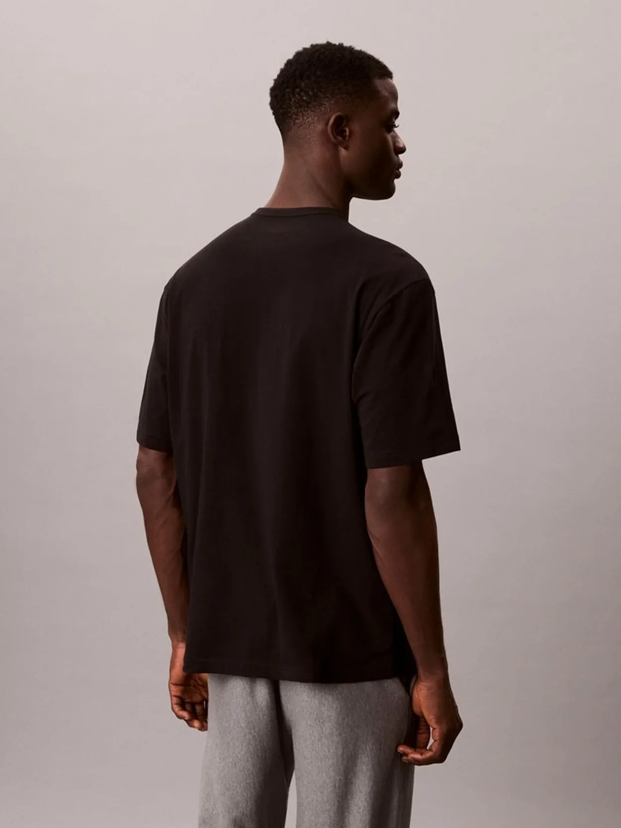Футболка Calvin Klein  Icon Cotton Stretch, черный — фото 3