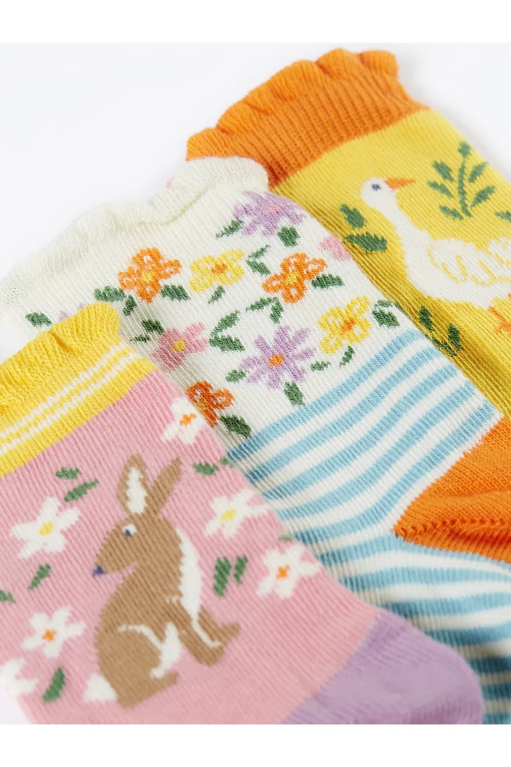 Детские носки с рюшами Freya Frugi, Multi — фото 3