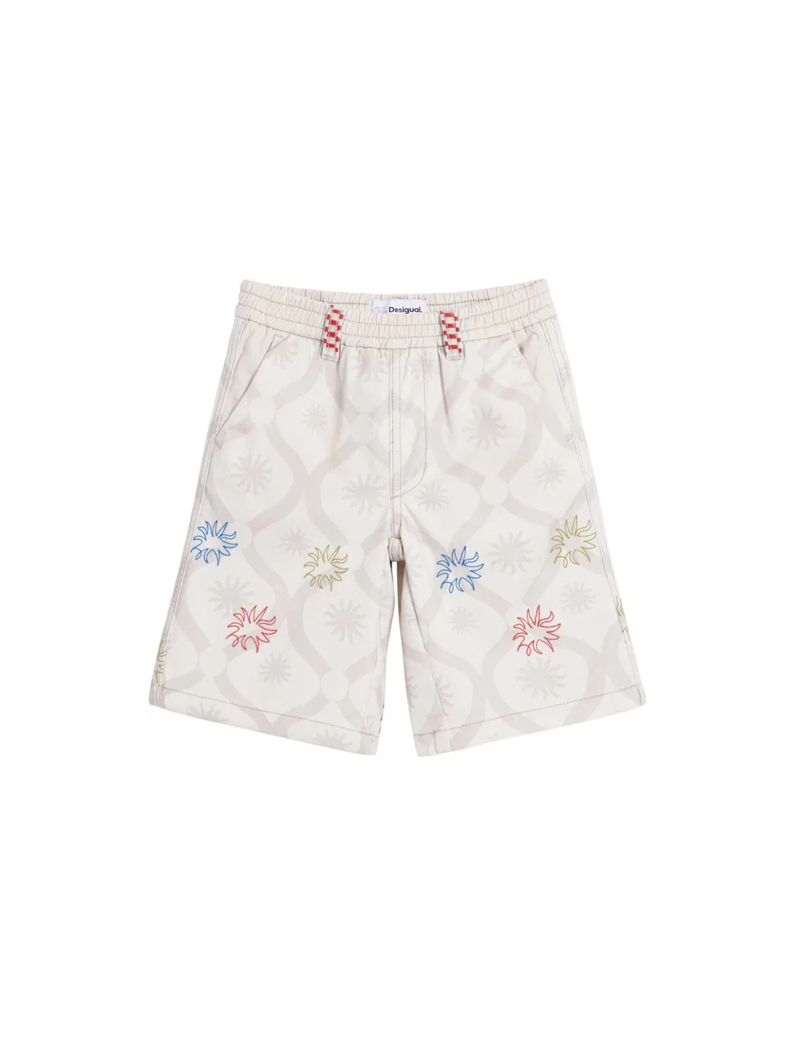 Шорты Desigual Regular белого цвета