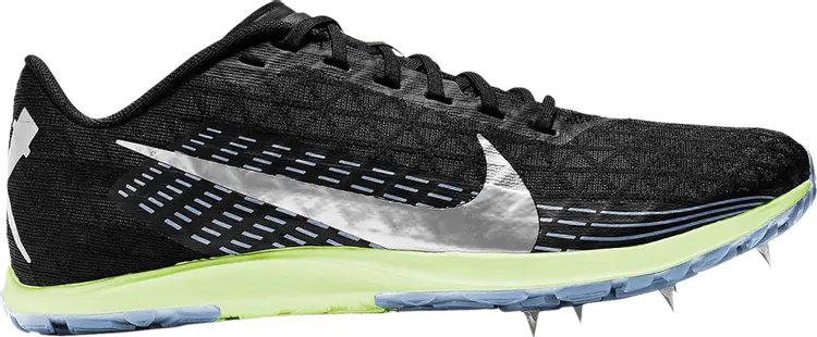 

Кроссовки Nike Wmns Zoom Rival XC Spike 'Black Barely Volt', черный