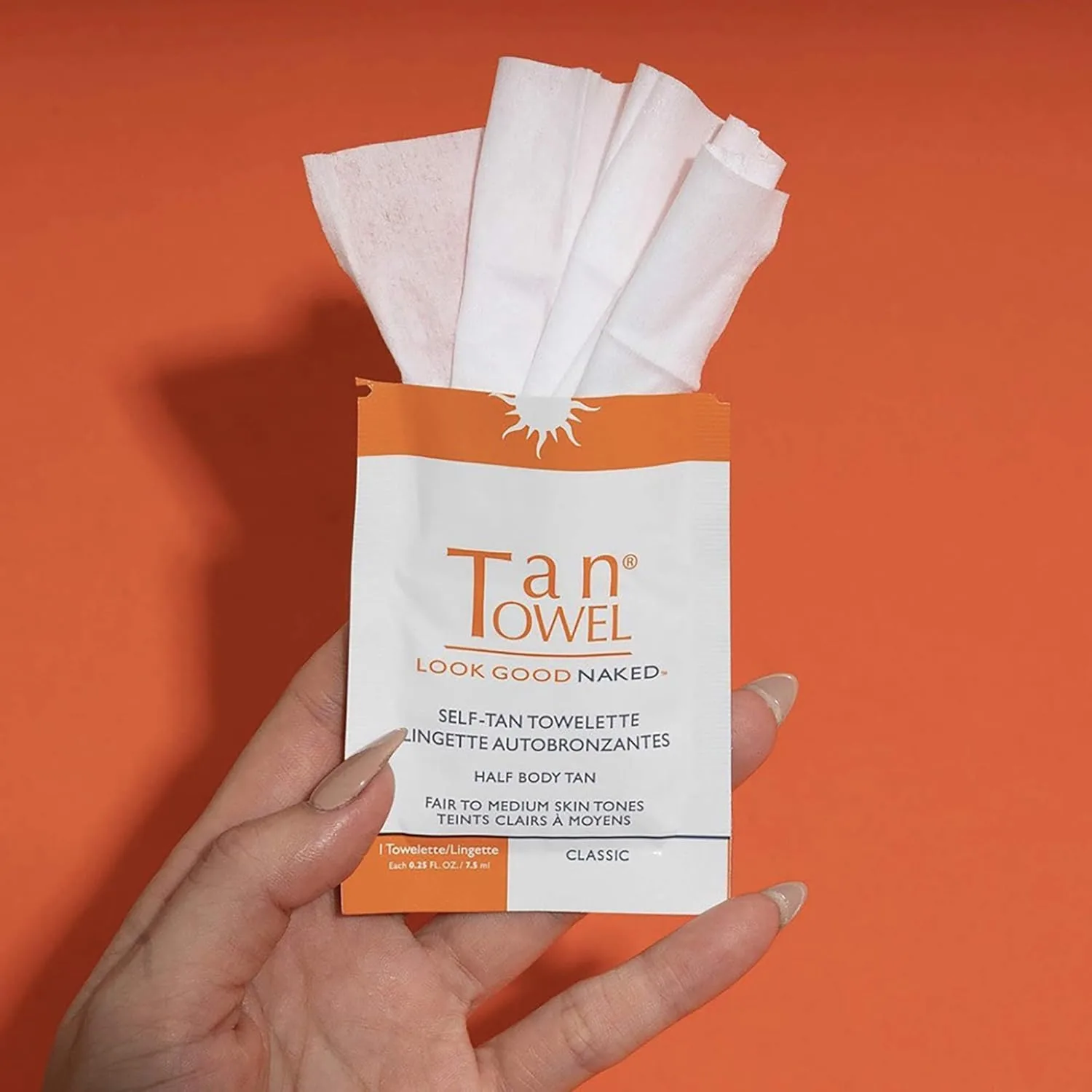 Салфетки для автозагара, классические, 10 штук 10 шт. (1 шт.) Tan Towel, Classic — фото 4