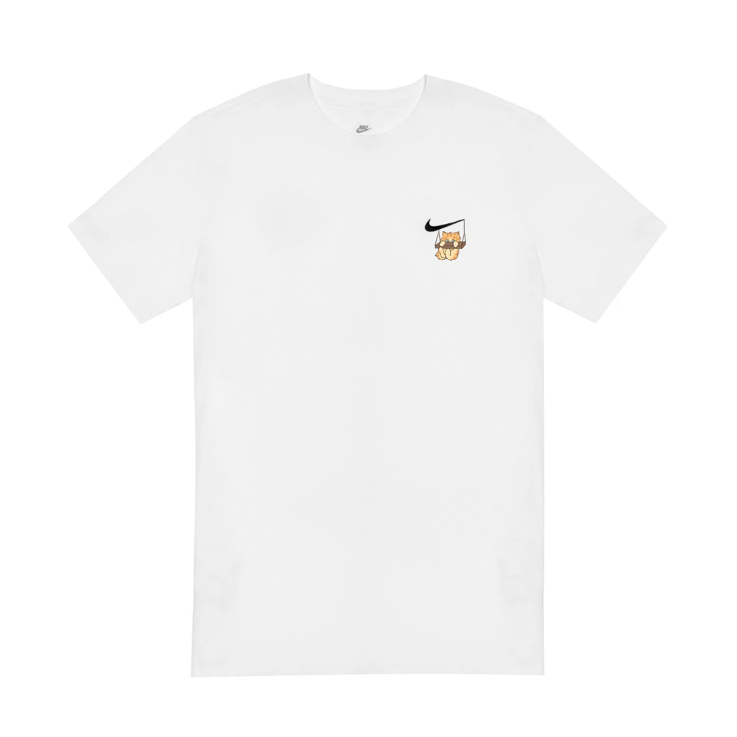 Детская футболка с принтом Unisex White Nike