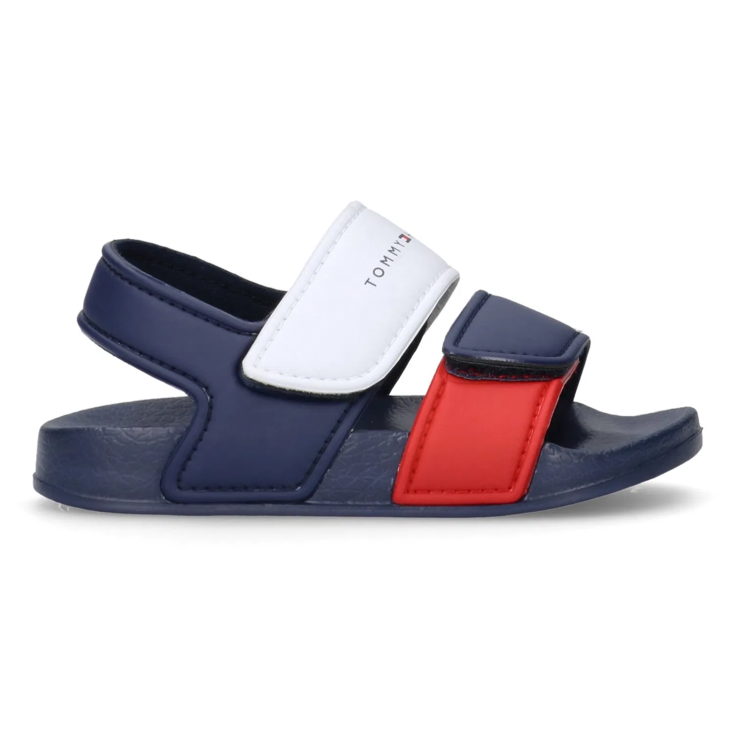 Детские пляжные сандалии с логотипом Tommy Hilfiger, Blue-Red-White — фото 3