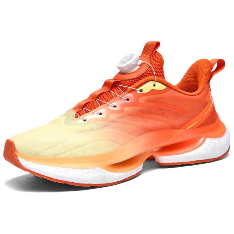 

TONYBEAR Скользоустойчивые, износостойкие, дышащие, легкие полувысокие беговые кроссовки мужские - Moon Orange Red, цвет Moon Orange Red