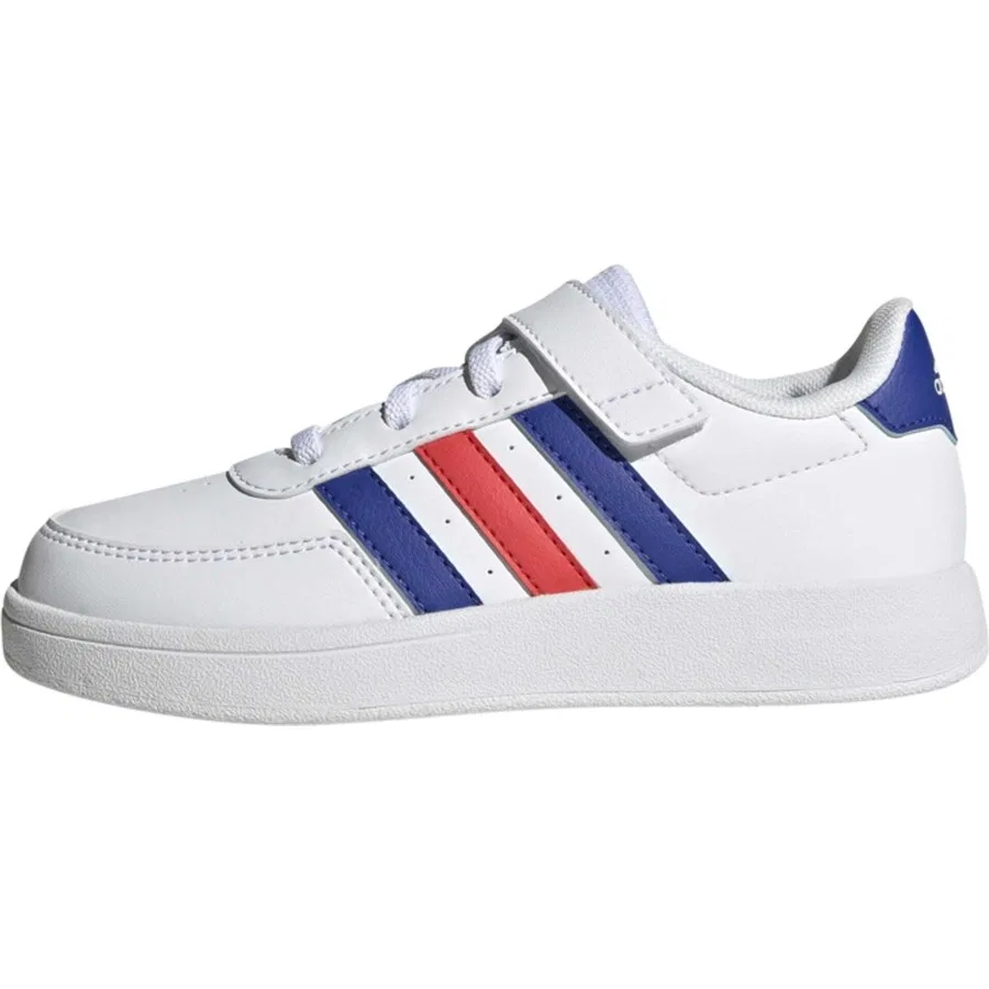 Кроссовки повседневные с эластичными шнурками и верхним ремешком Breaknet Lifestyle Court adidas, Белый — фото 2